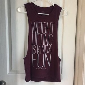 Weightlifting is kinda fun